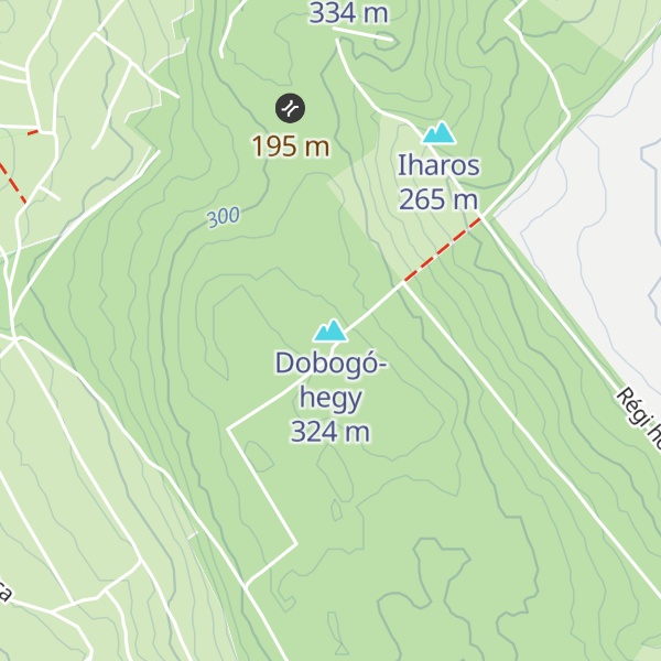 Map of Dobogó-hegy