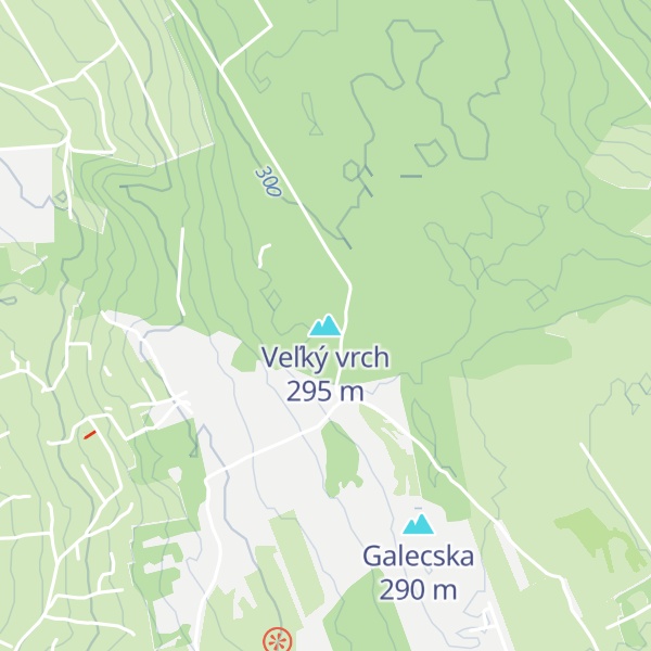 Map of Veľký vrch