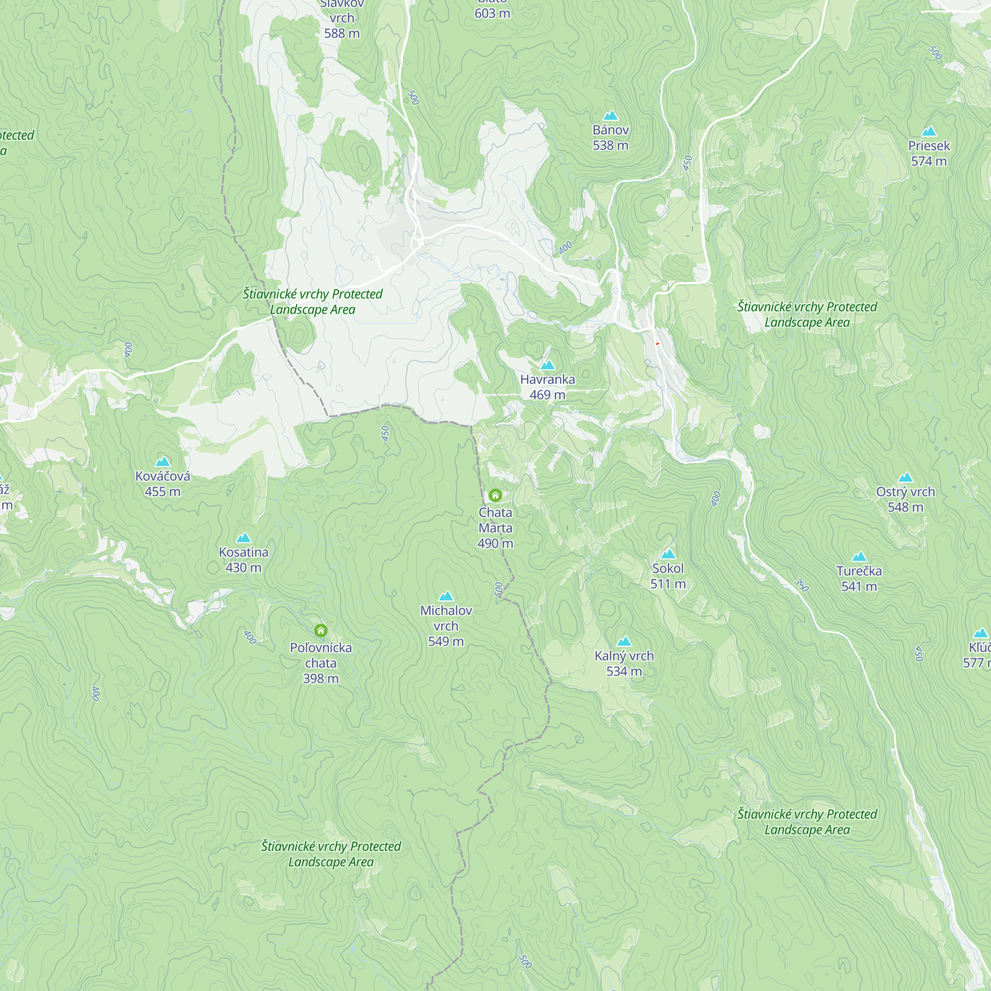 Chata Marta map