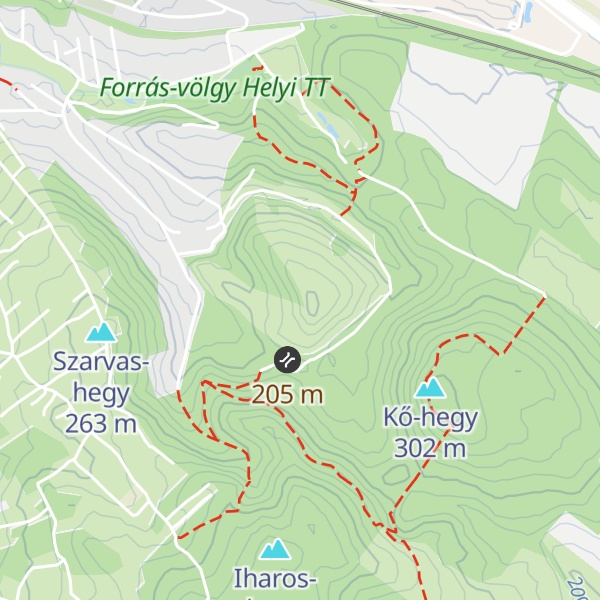Map of Közép-hegy