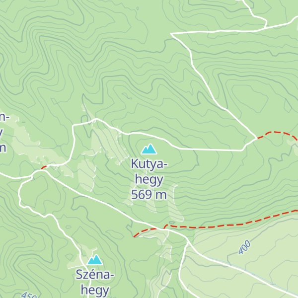 Map of Kutya-hegy