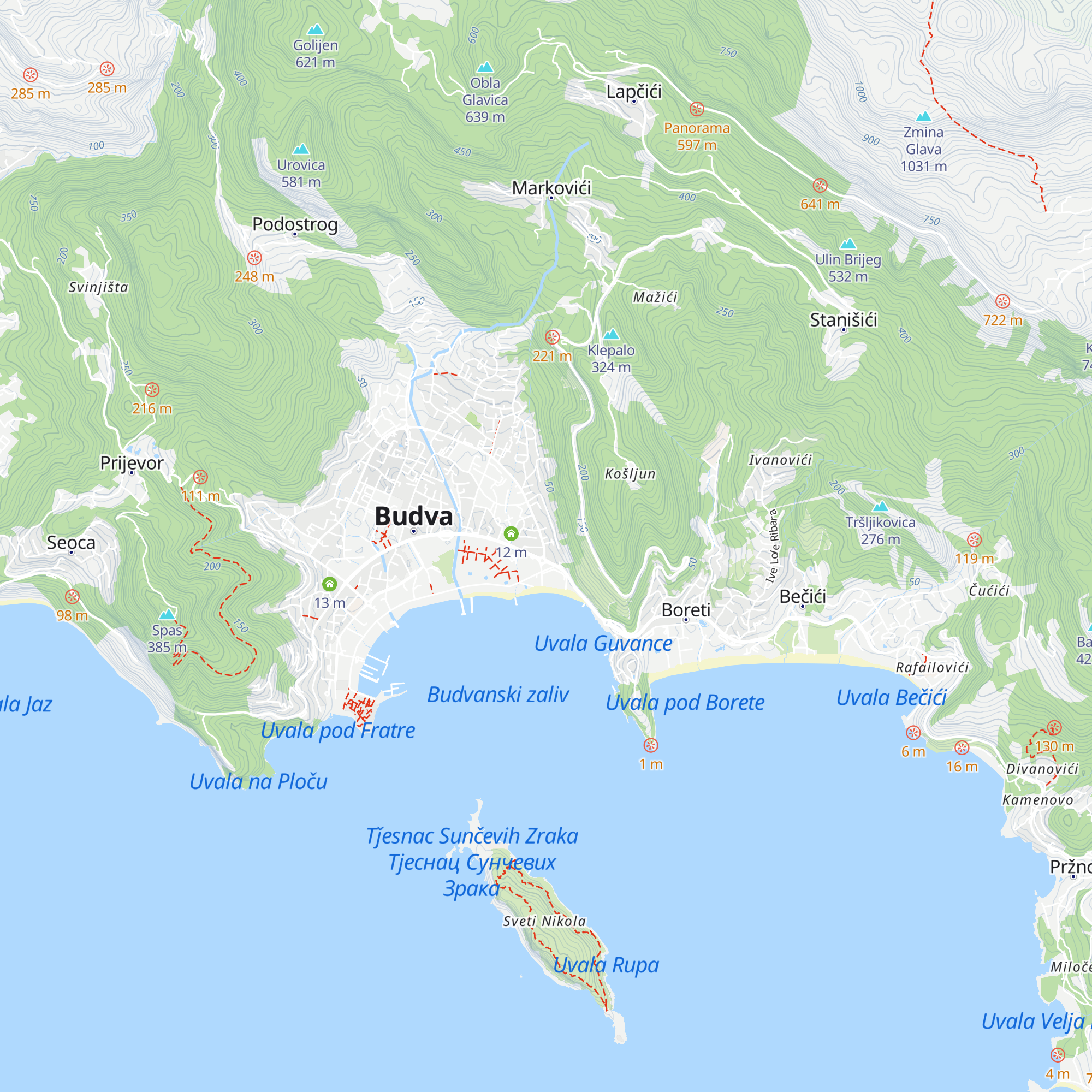 Tourist Information Point map