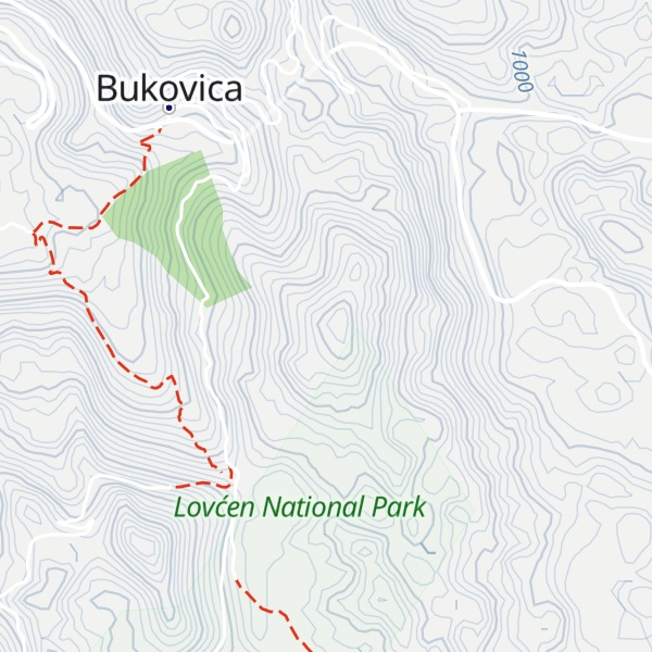Map of Golo brdo