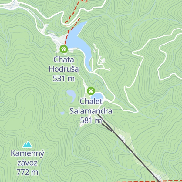 Map of Chalet Salamandra