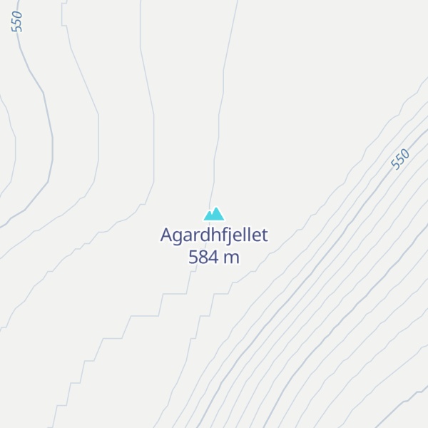 Map of Agardhfjellet