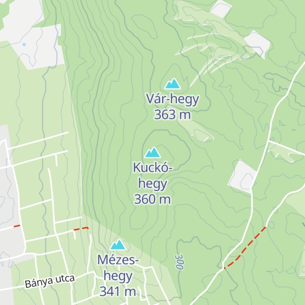 Map of Kuckó-hegy