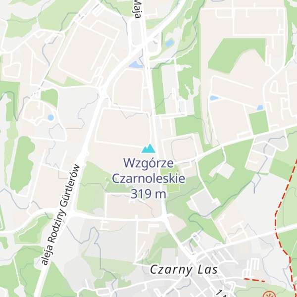 Map of Wzgórze Czarnoleskie