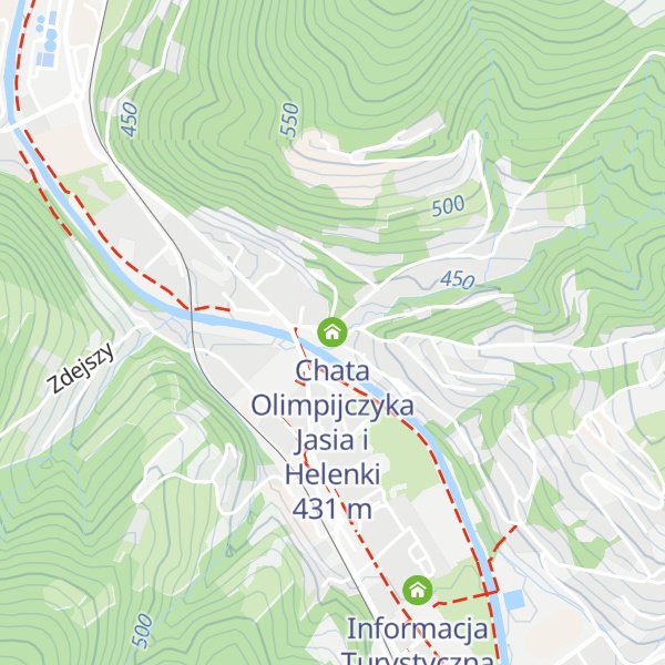 Map of Chata Olimpijczyka Jasia i Helenki