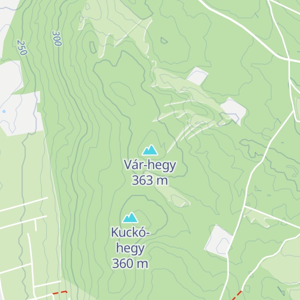 Map of Vár-hegy