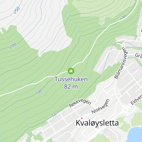 Map of Tussehuken