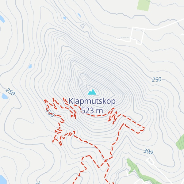Map of Klapmutskop