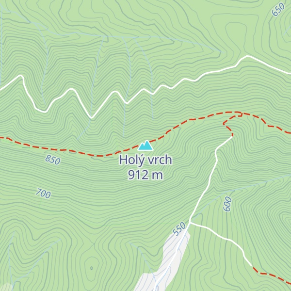 Map of Holý vrch