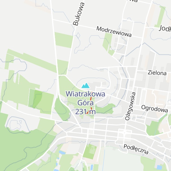 Map of Wiatrakowa Góra