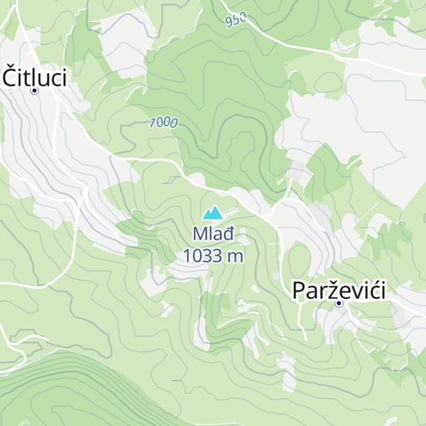 Map of Mlađ