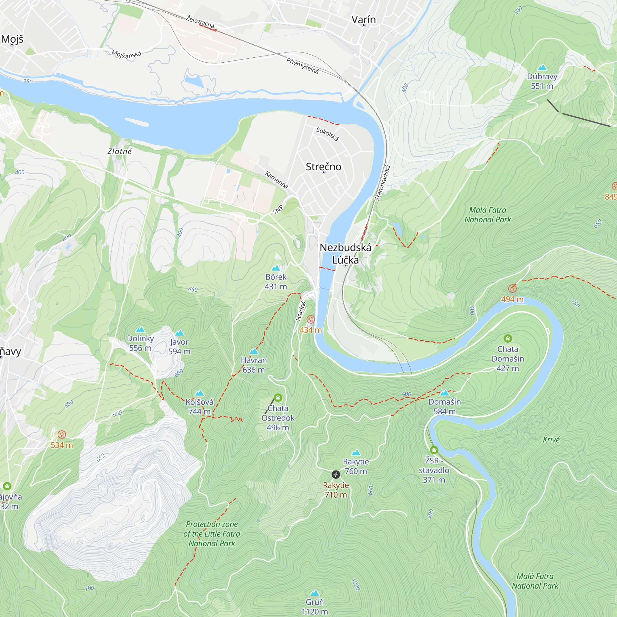 Shelter for pilgrims – semi-earth-house map