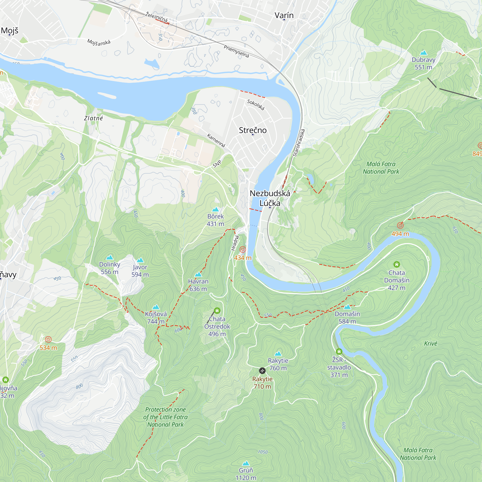 Shelter for pilgrims – semi-earth-house map
