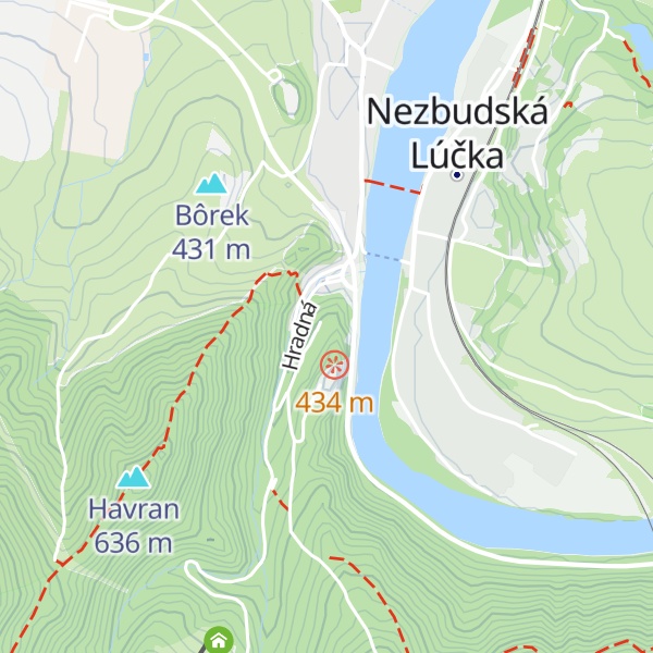 Map of Shelter for pilgrims – semi-earth-house