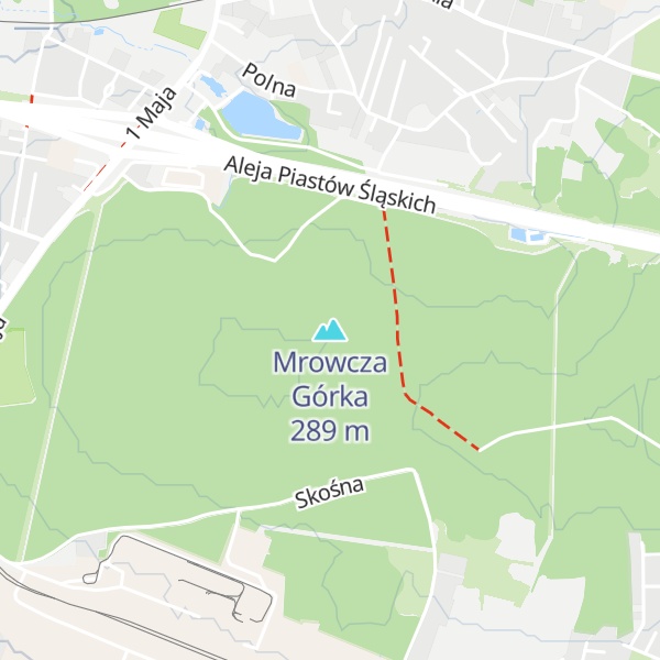 Map of Mrowcza Górka