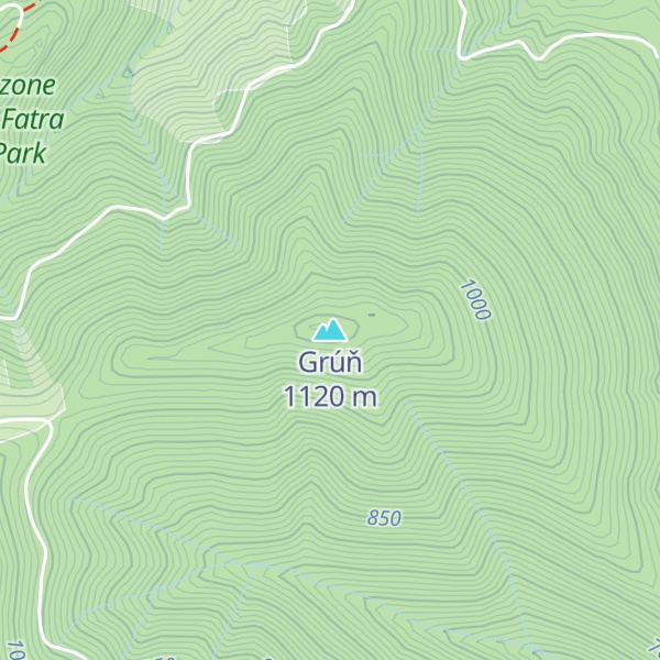 Map of Grúň