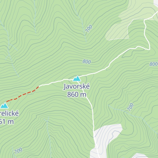 Map of Útulňa Javorské