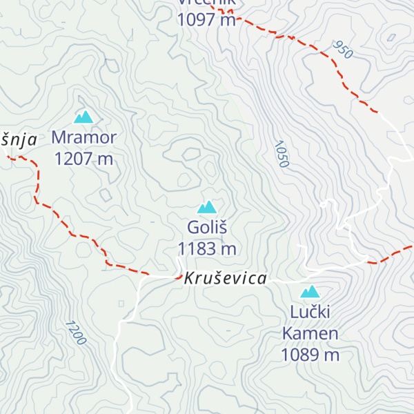 Map of Goliš