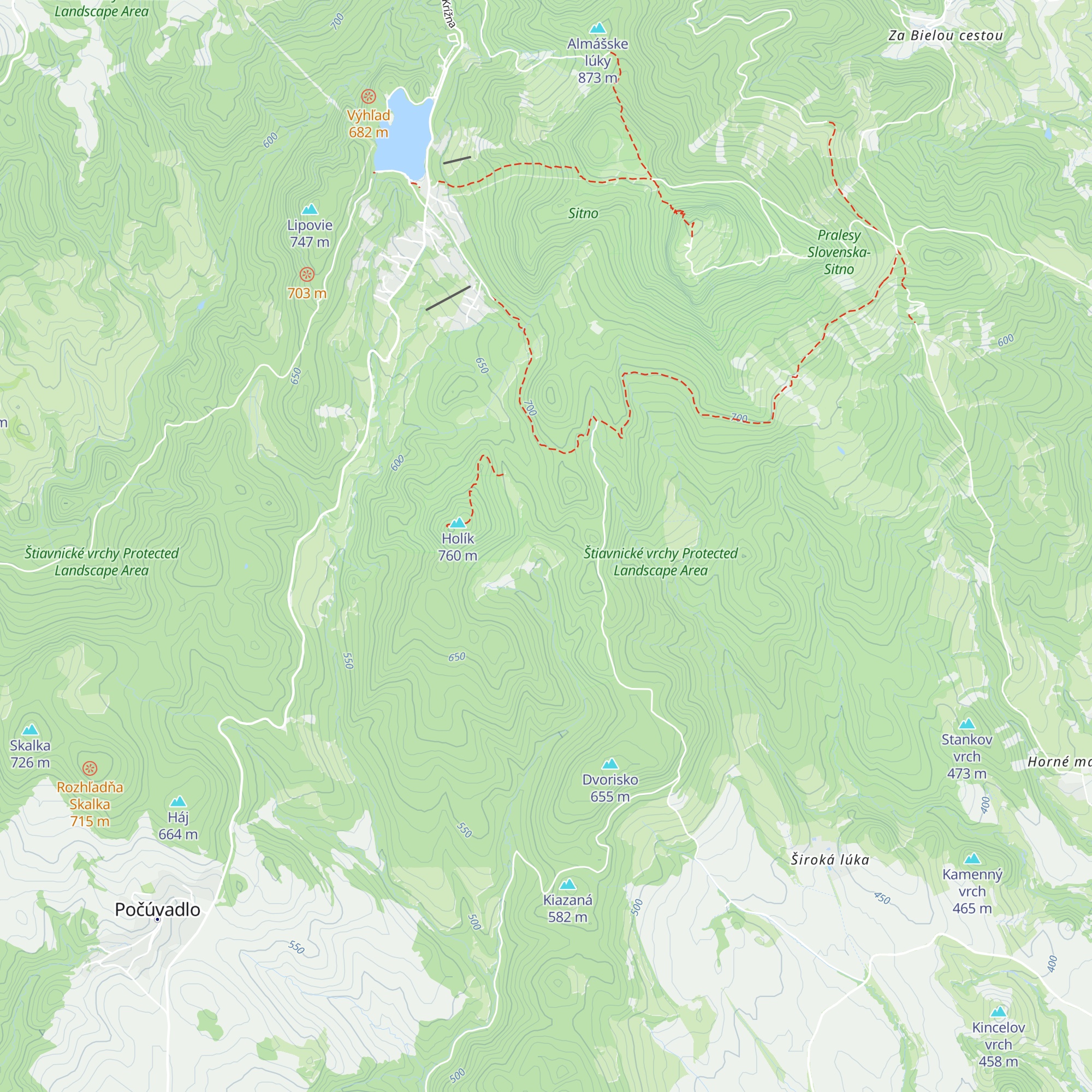 Chata Za Holíkom map