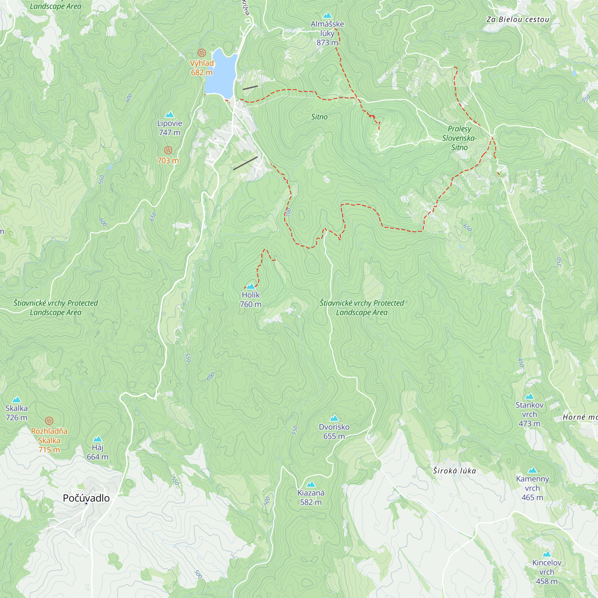 Chata Za Holíkom map
