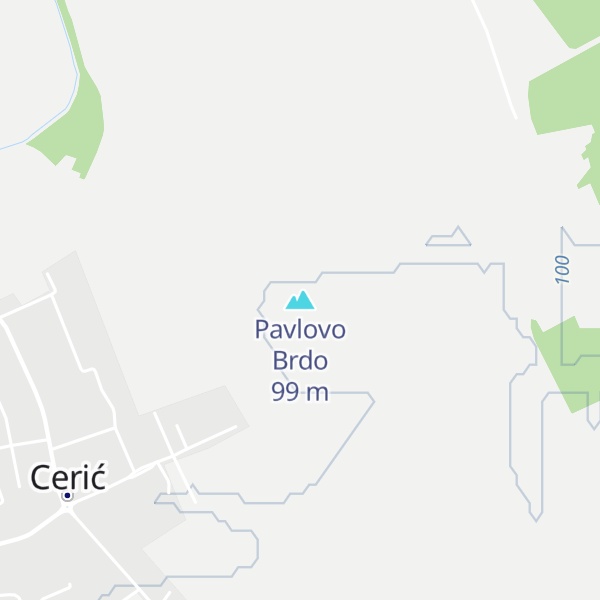Map of Pavlovo Brdo