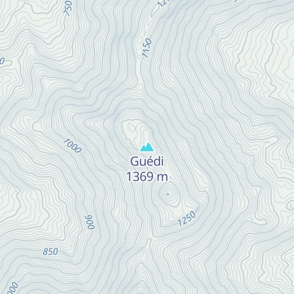 Map of Guédi