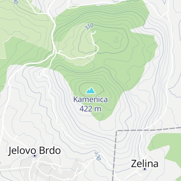 Map of Kamenica