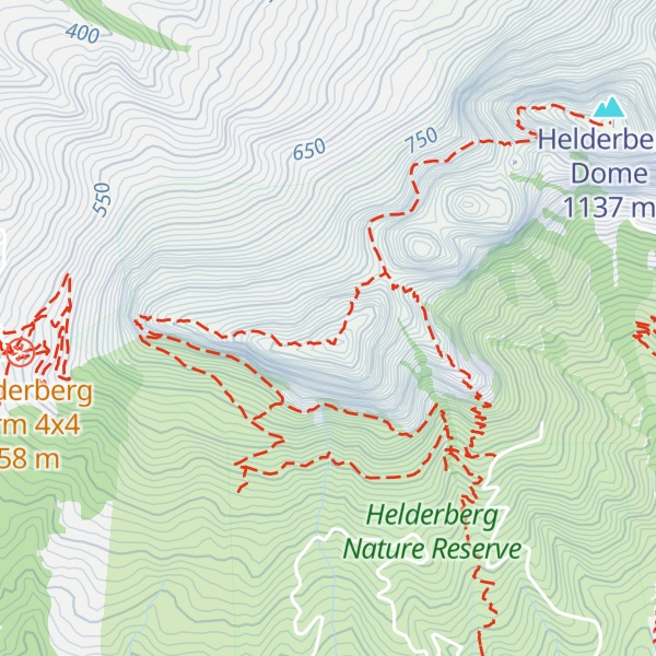 Map of West Peak
