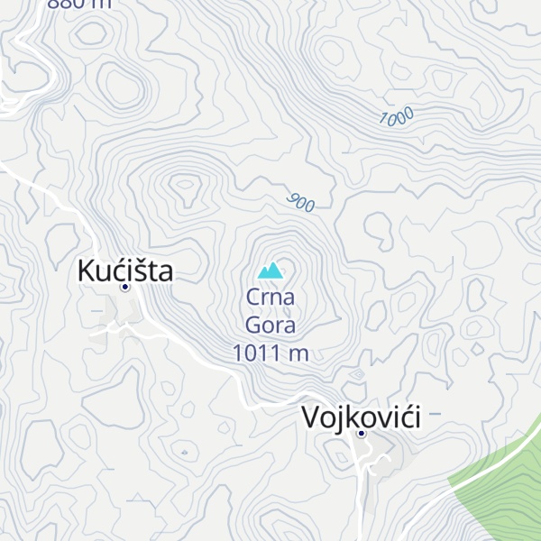Map of Crna Gora