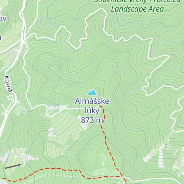 Map of Almášske lúky