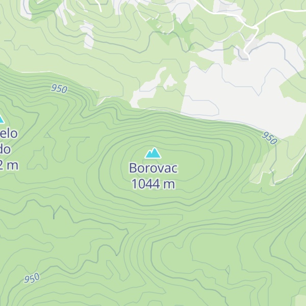 Map of Borovac