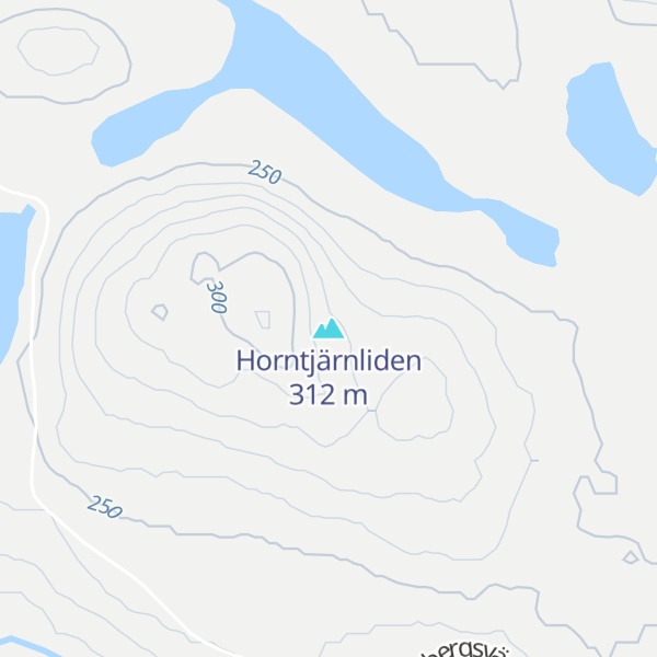 Map of Horntjärnliden