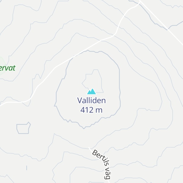 Map of Valliden