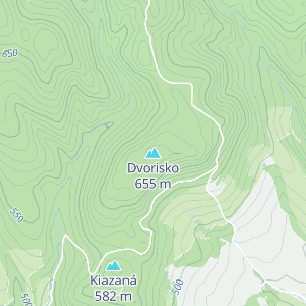 Map of Dvorisko