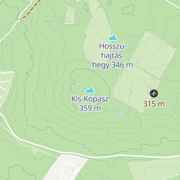 Map of Kis-Kopasz