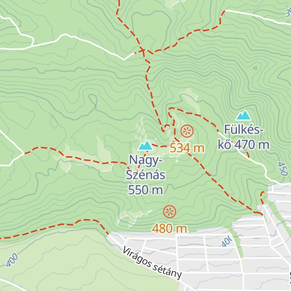 Map of Nagy-Szénás