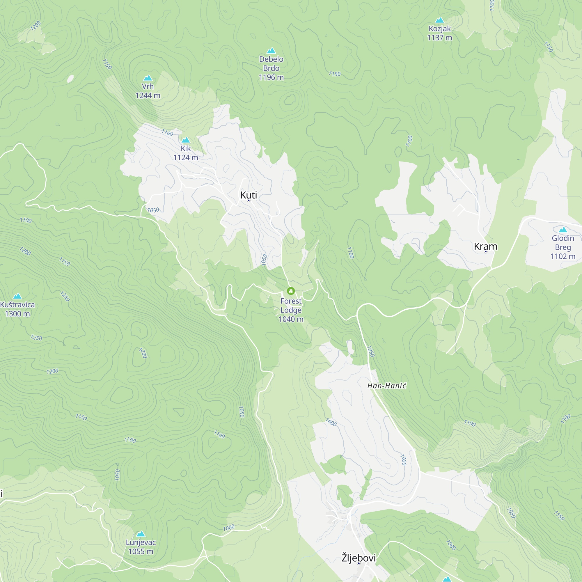 Forest Lodge map