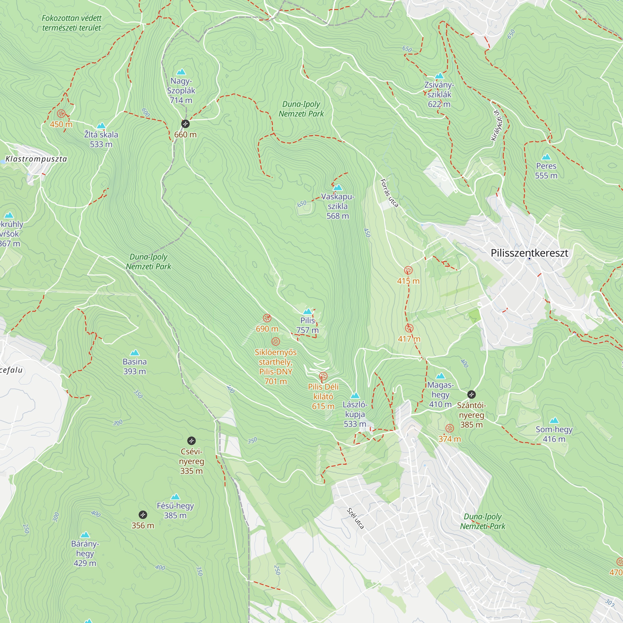Alpin cabin map