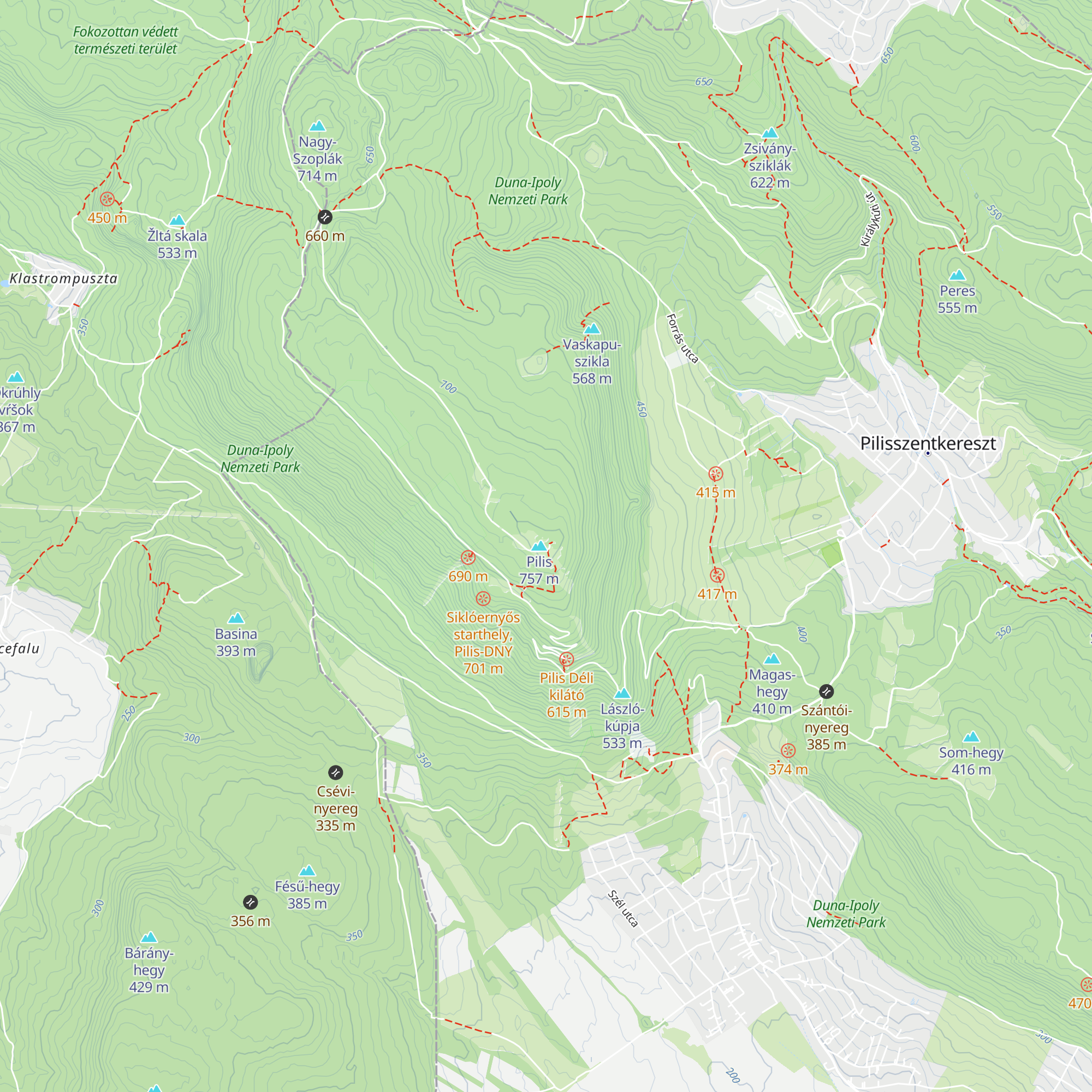 Alpin cabin map