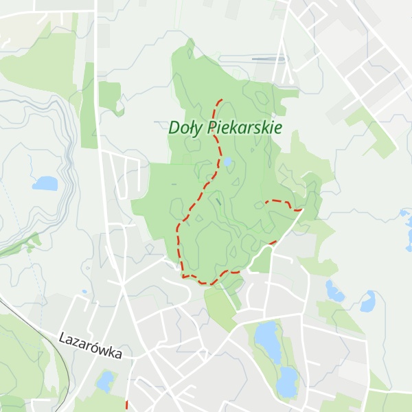 Map of Sucha Góra