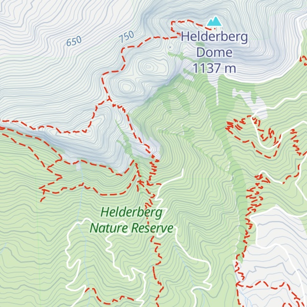 Map of Porcupine Buttress