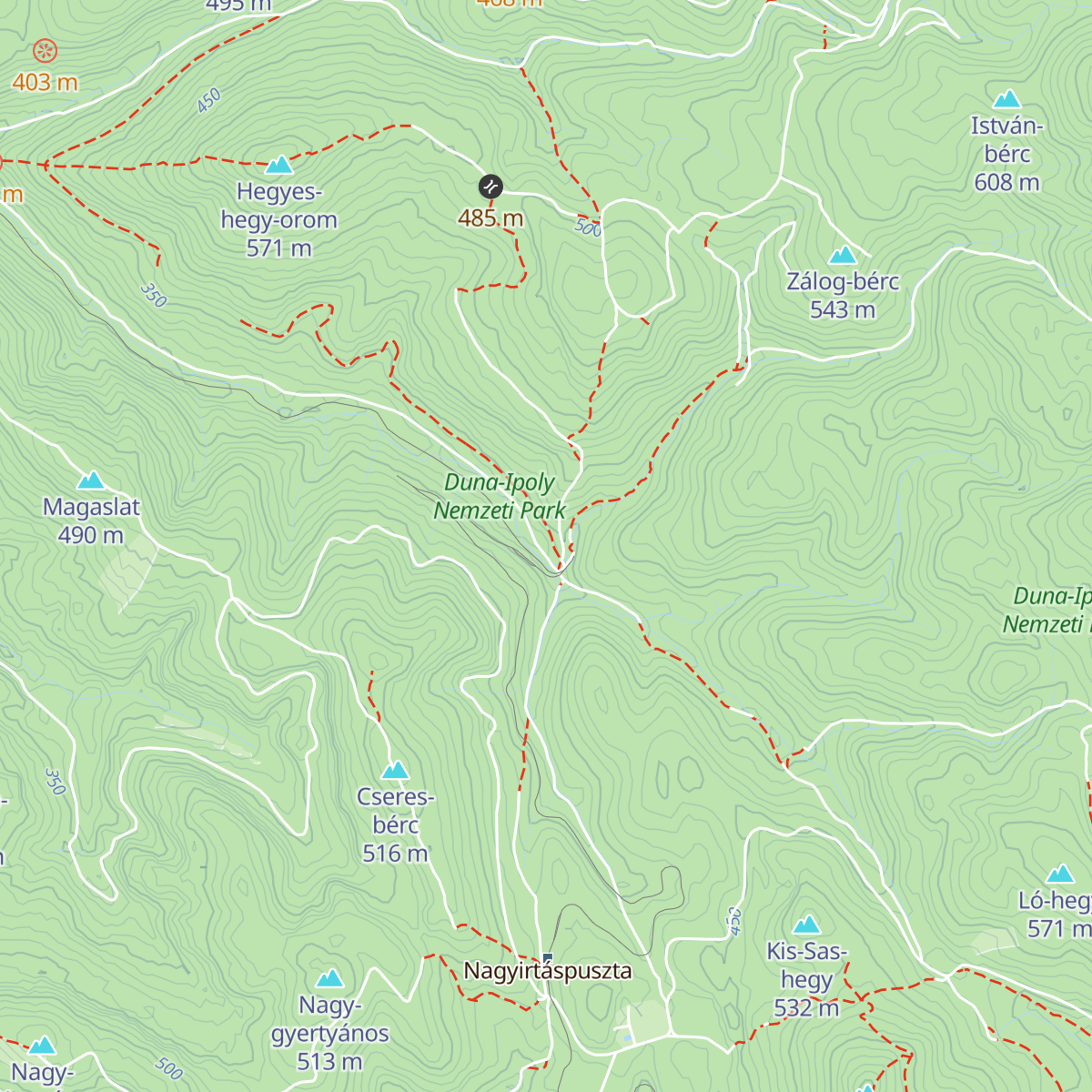 Toboz kulcsosház map