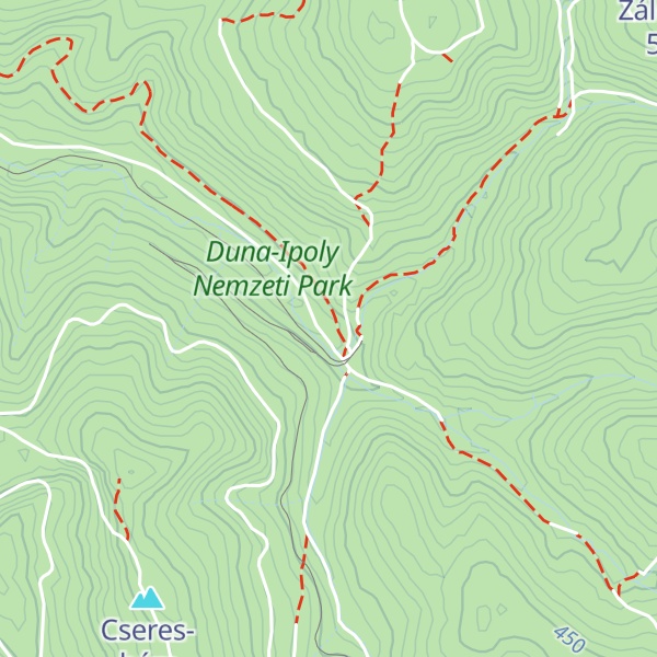 Map of Toboz kulcsosház