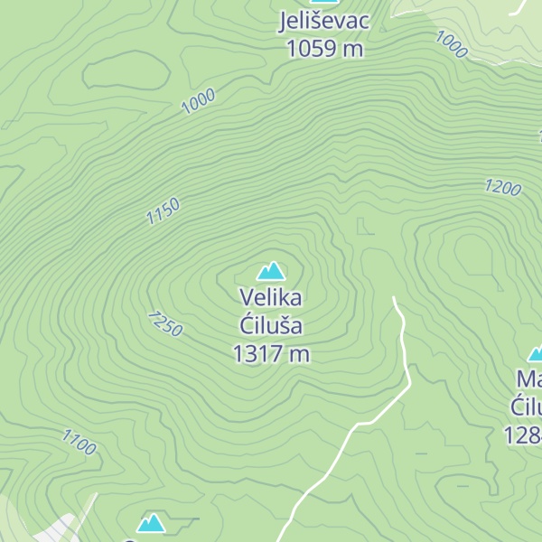 Map of Velika Ćiluša
