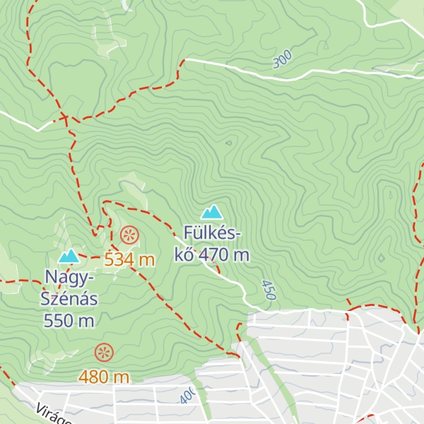 Map of Fülkés-kő