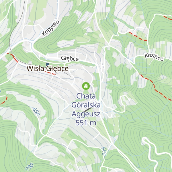 Map of Chata Góralska Aggeusz