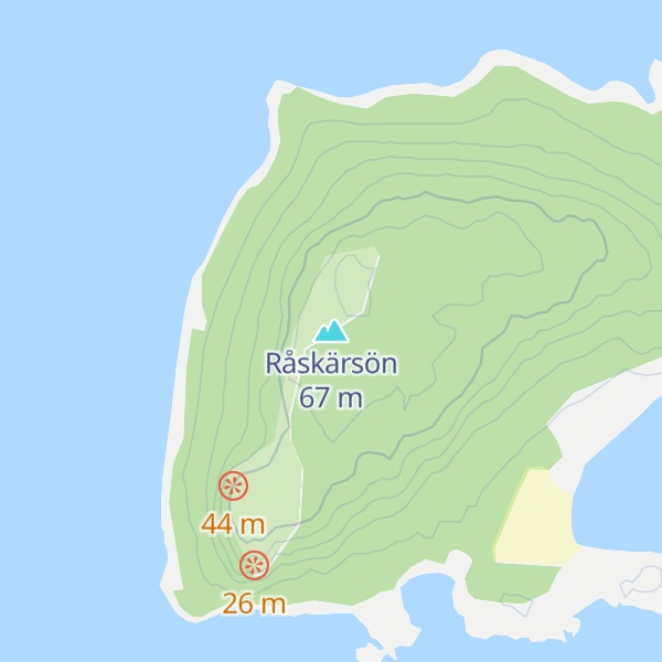 Map of Råskärsön